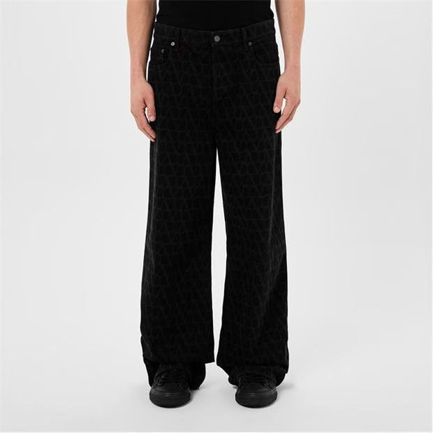 o1g2r1mq0824 All Over Vlogo Jeans in Black