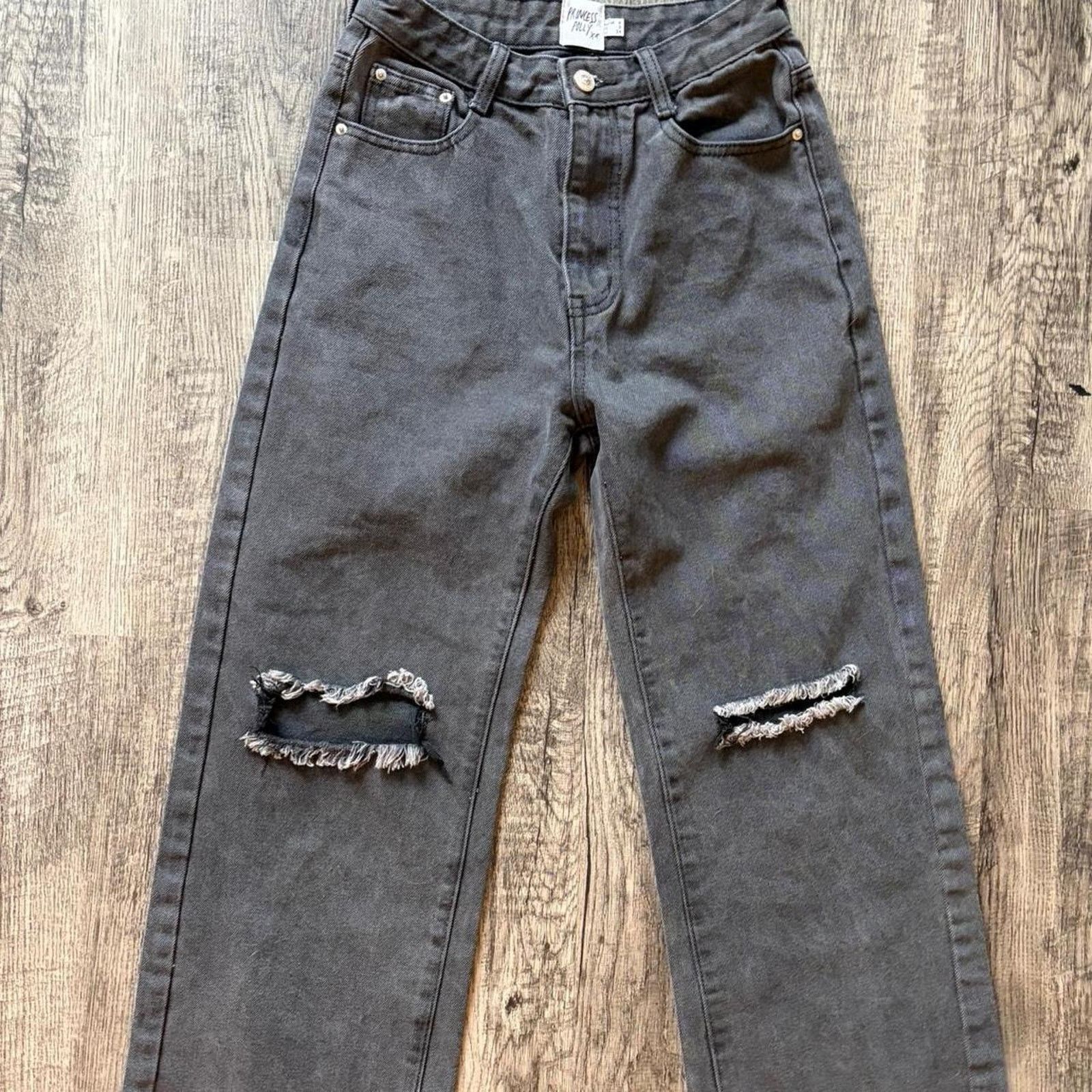 PRINCESS POLLY Princess polly black jeans Size 26" / US 2 / IT 38 - 3 Thumbnail