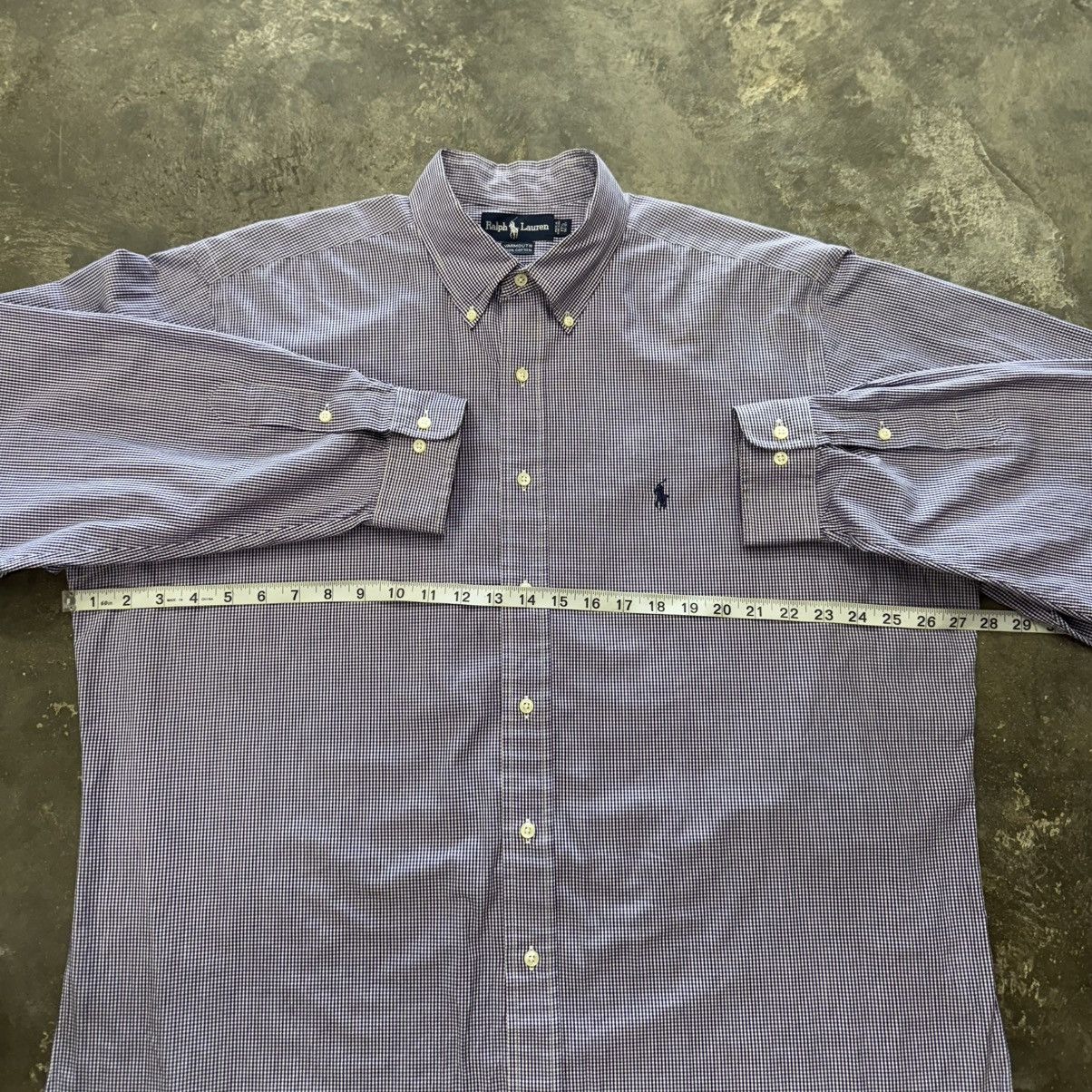 Polo Ralph Lauren Vintage Polo Ralph Lauren Yarmouth gingham dress shirt Size US XL / EU 56 / 4 - 7 Thumbnail