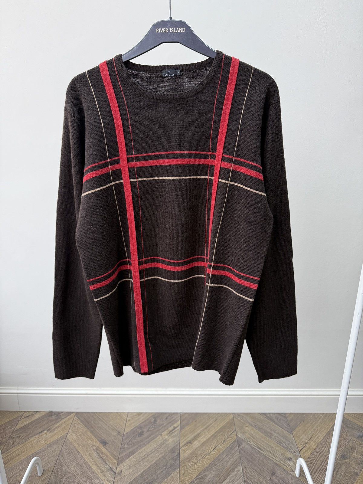Paul Smith Vintage PS Paul Smith Mens Sweater Stripe Crewneck Knit Size US L / EU 52-54 / 3 - 1 Thumbnail