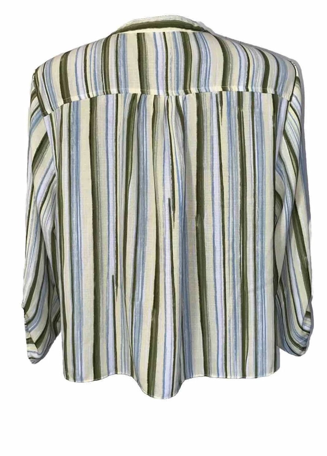 Other NWT Adrienne Vittadini Sleeve Button Front Blouse Sz M Size M / US 6-8 / IT 42-44 - 5 Thumbnail