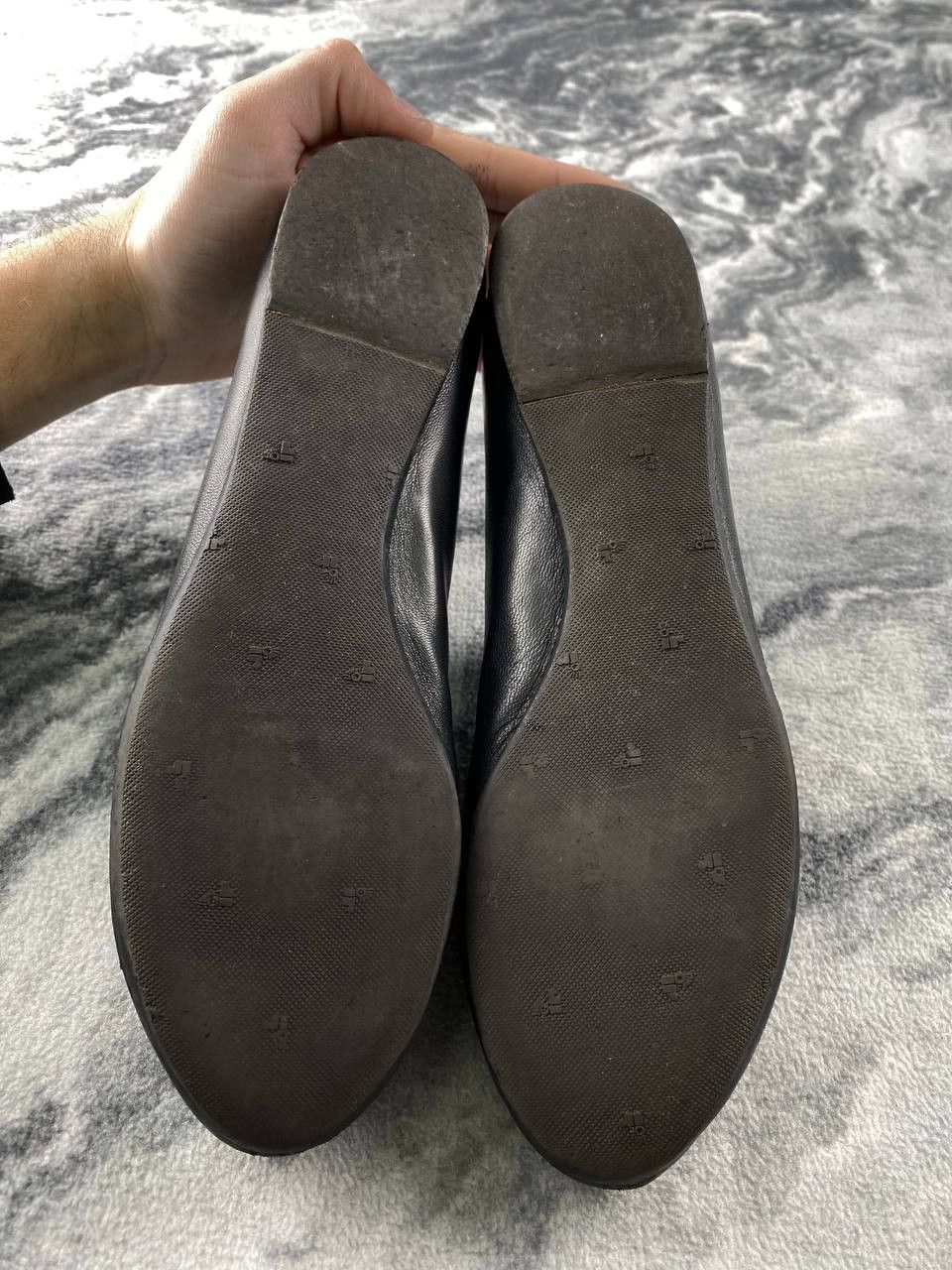 Prada Prada Leather Ballet Flats Women Size 36.5 Black Size US 6.5 / IT 36.5 - 10 Thumbnail