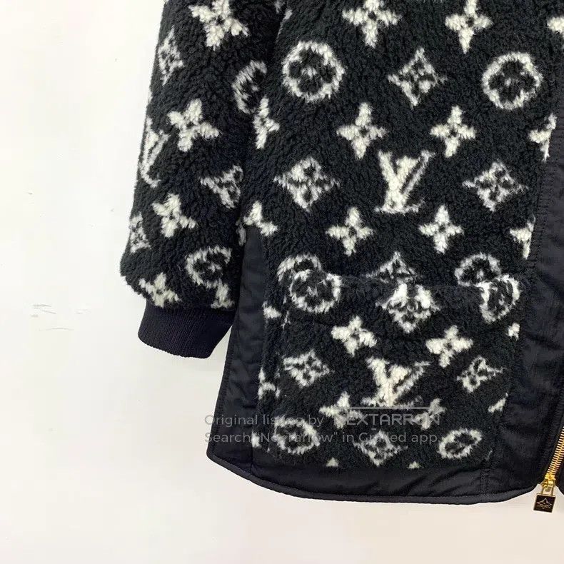 Louis Vuitton Louis Vuitton 24 black logo presbyopic full printed wool s Size XS / US 0-2 / IT 36-38 - 4 Thumbnail