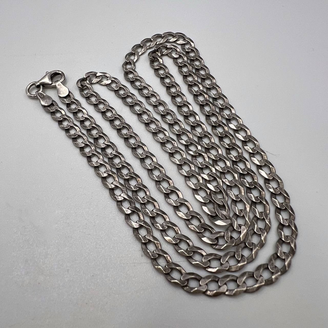 Vintage Niello Sterling Silver 925 Chain Necklace 10.6 gr