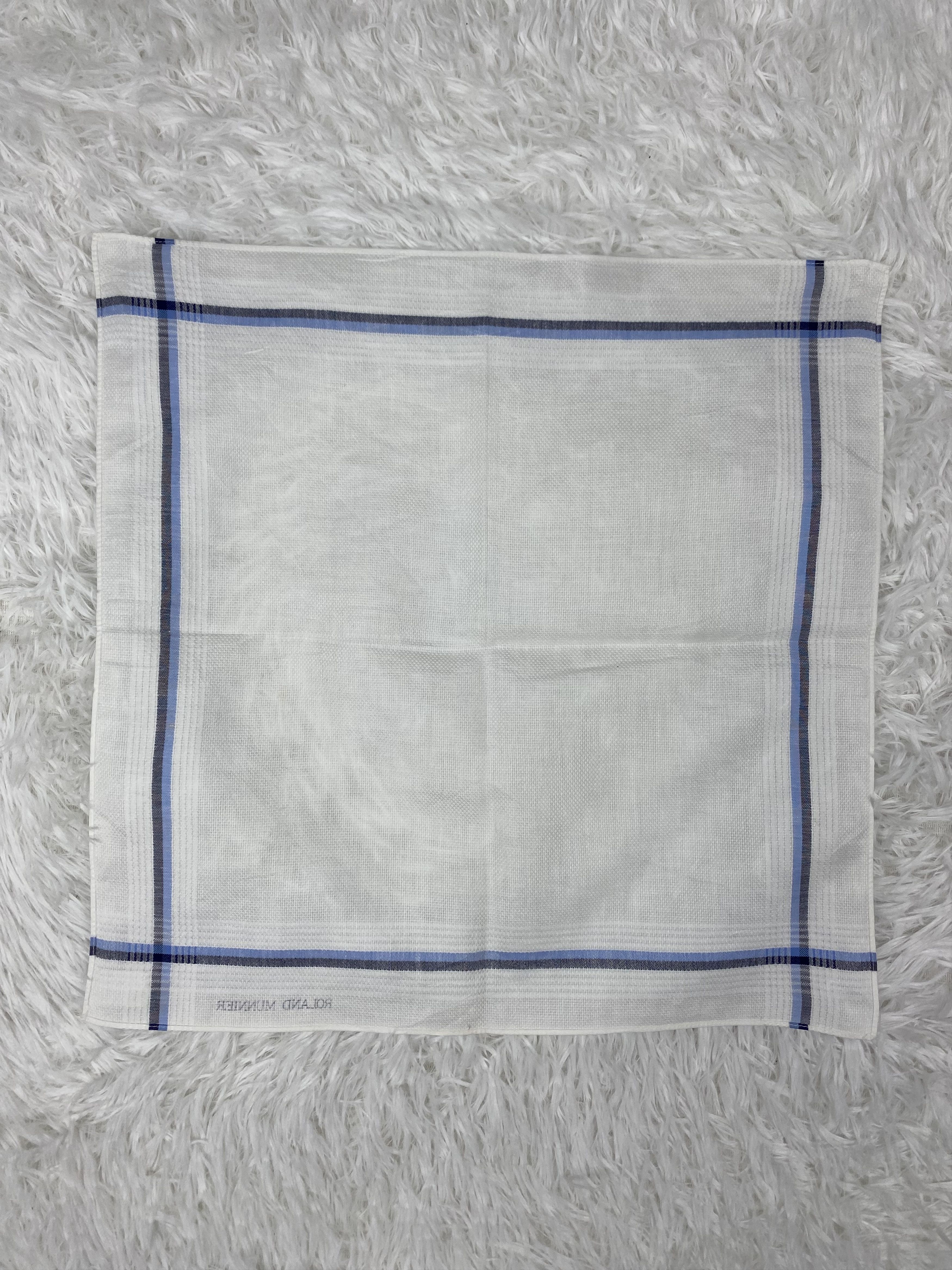 Designer × Vintage Vintage Roland Munnier Handkerchief Neckerchief PH0783 Size ONE SIZE - 4 Thumbnail