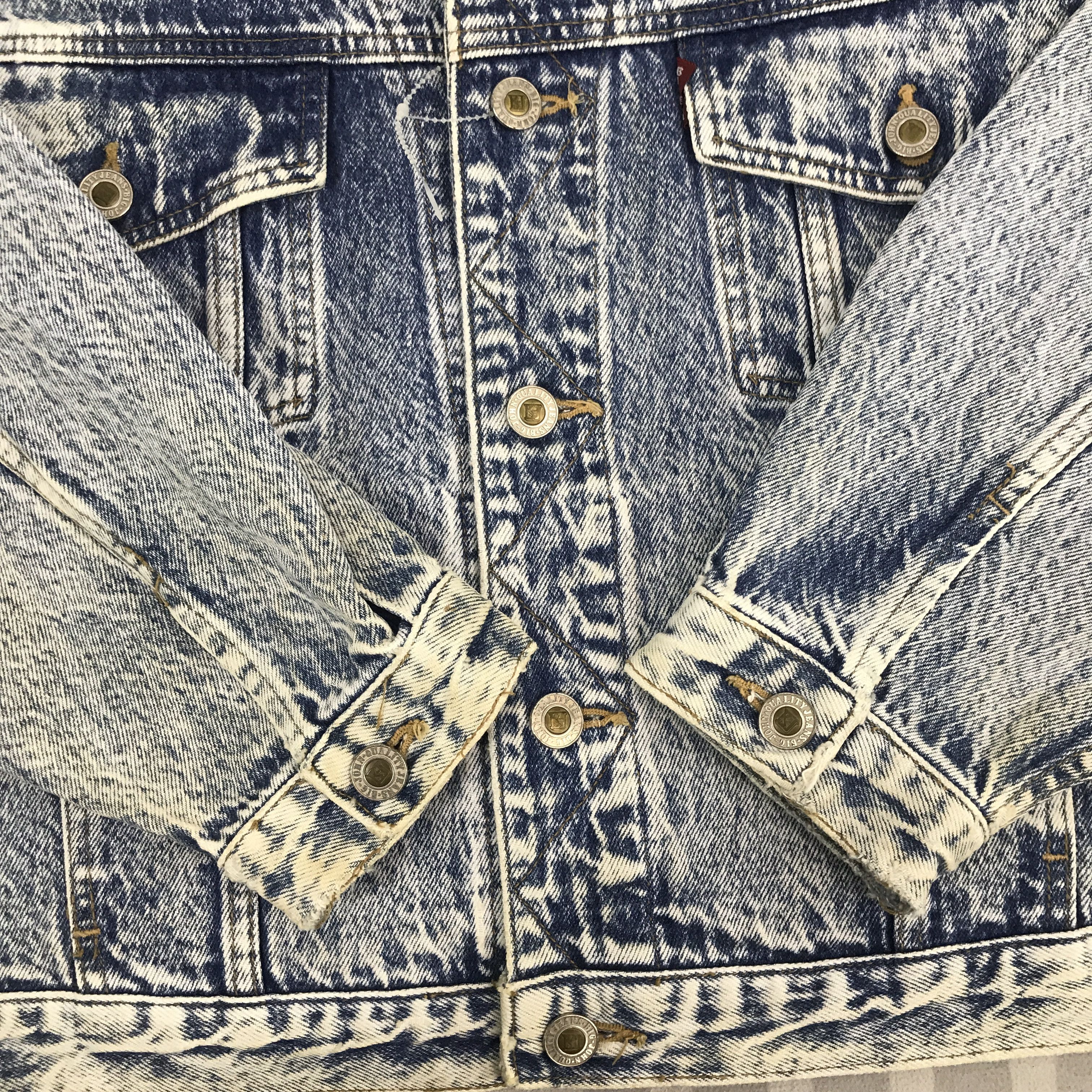 Big John × Vintage Vintage Big John Denim Skull art design Jacket Size US L / EU 52-54 / 3 - 7 Thumbnail