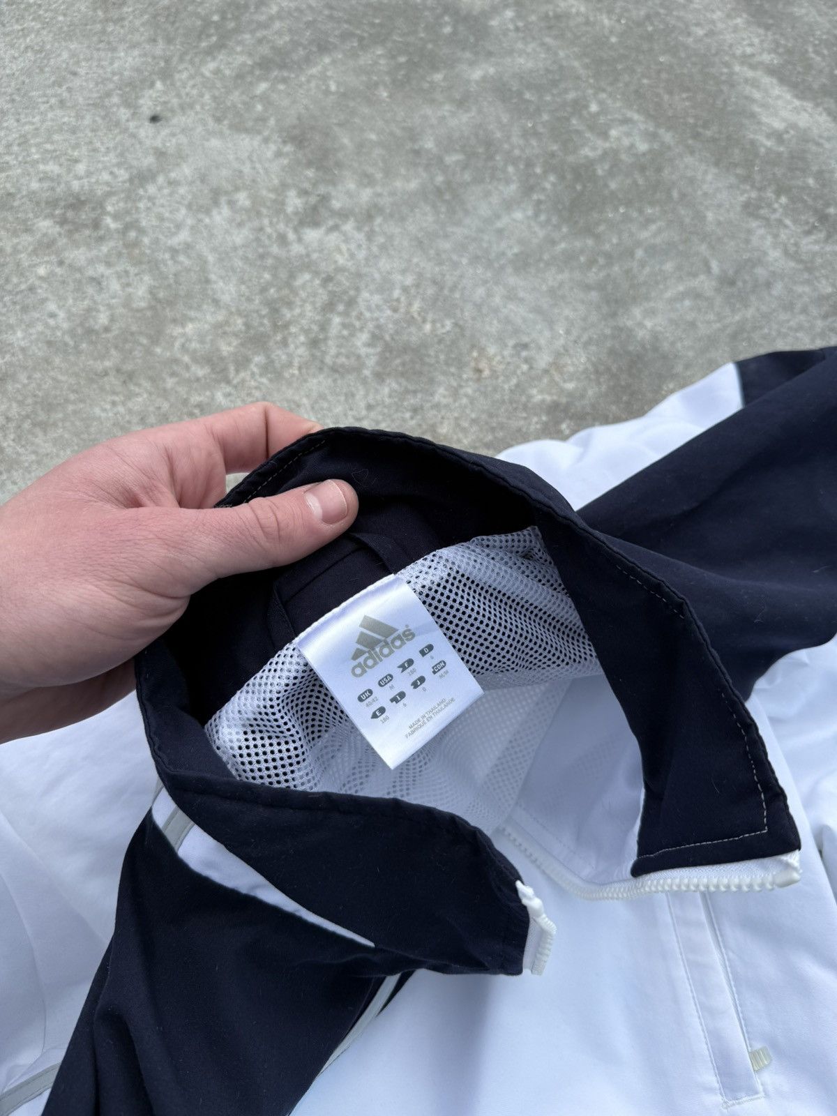 Adidas × Vintage Vintage Adidas Y2K avantgarde streetwear jacket Size US M / EU 48-50 / 2 - 12 Thumbnail