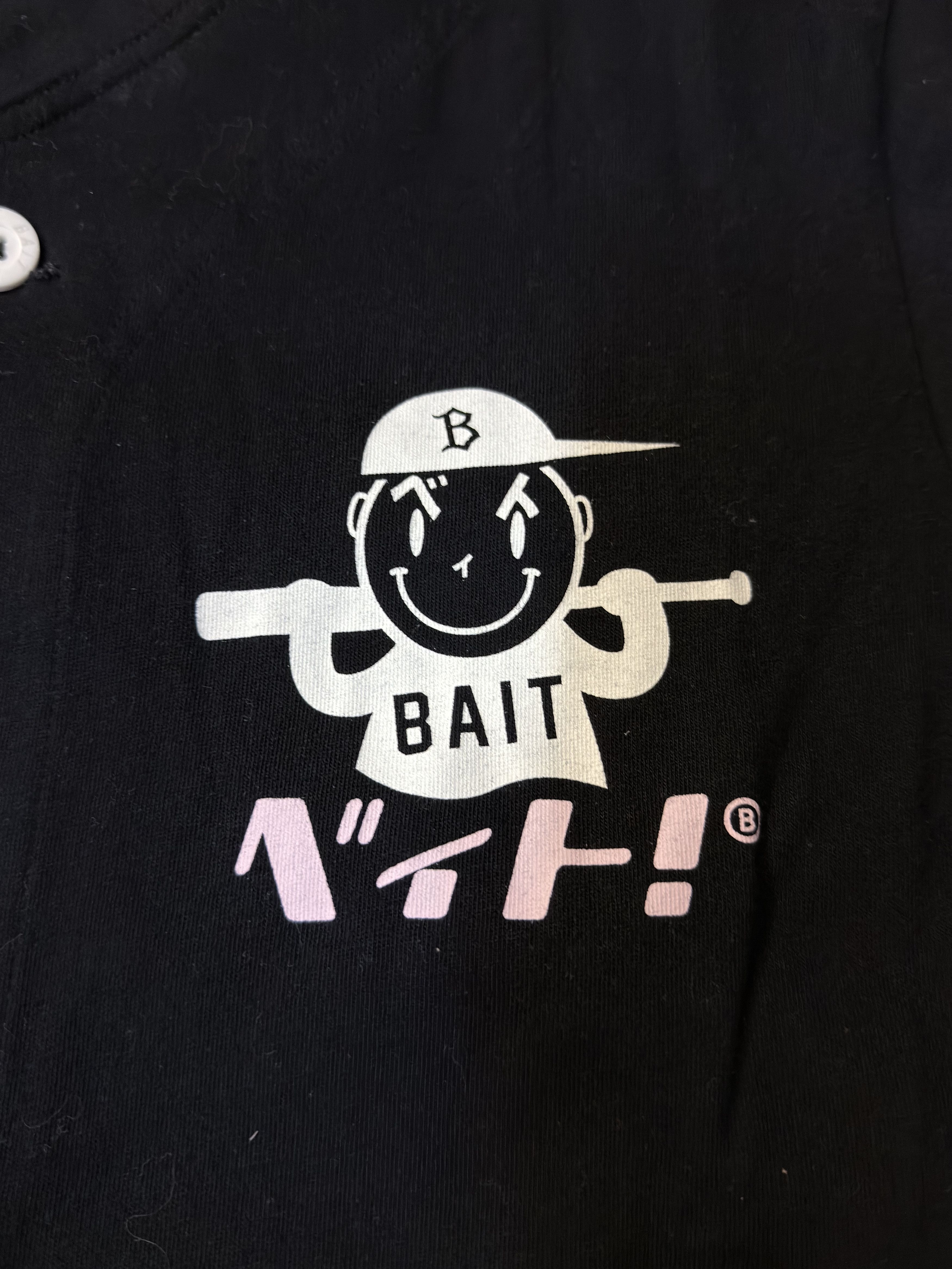 Bait BAIT MEN NIPPON LOGO BASEBALL JERSEY SHIRT Size US S / EU 44-46 / 1 - 2 Thumbnail