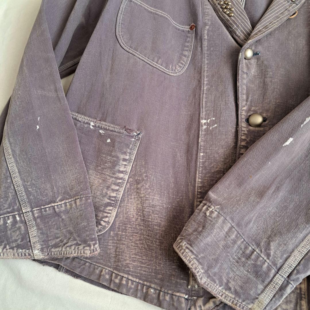 Kapital KAPITAL Studded Remake Tailored Jacket Navy 2 Size US M / EU 48-50 / 2 - 6 Thumbnail