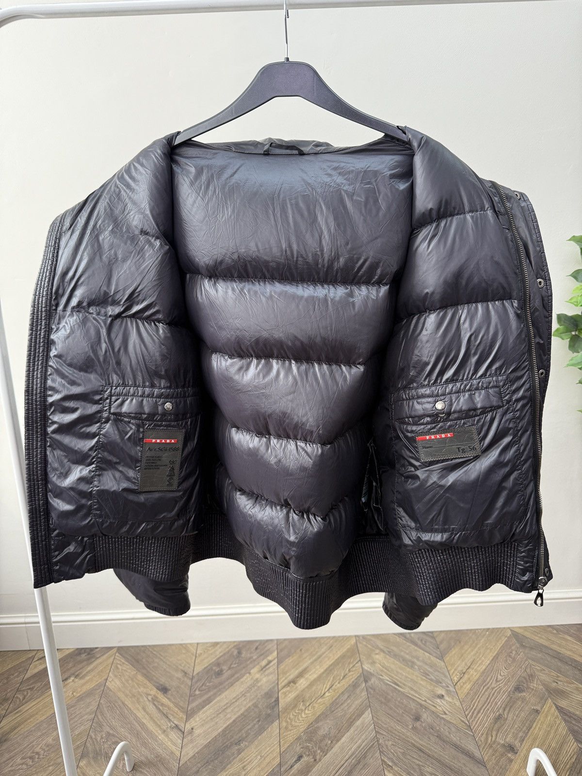 Prada Vintage Prada Milano 2013 Nylon Elderdown Puffer Jacket Size US L / EU 52-54 / 3 - 12 Thumbnail