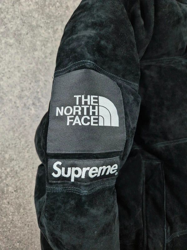 Supreme Supreme The North Face Men's Black Suede Down Jacket Size M Size US M / EU 48-50 / 2 - 4 Thumbnail
