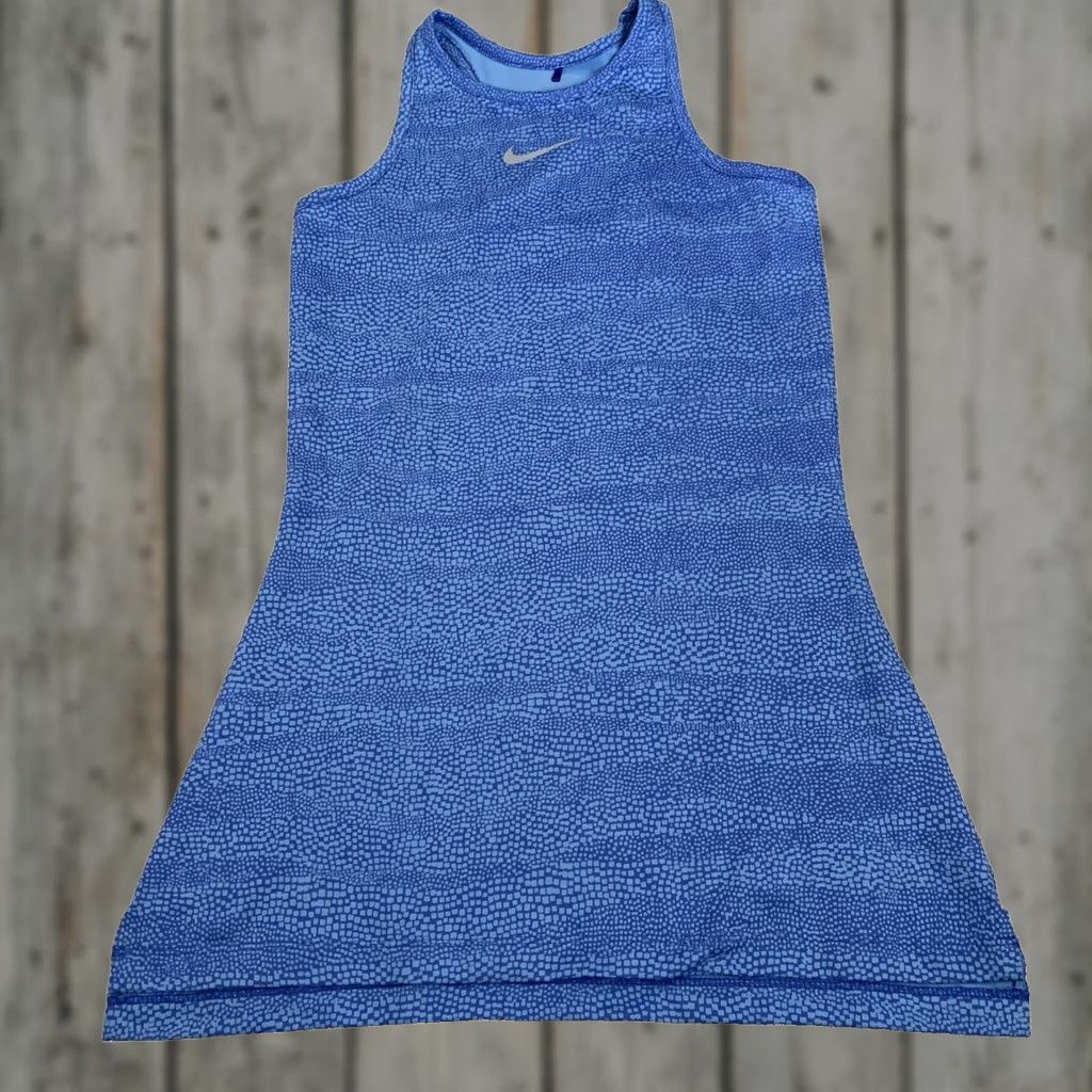 Nike Nike Golf Dri-Fit Tank Top Womens XS Blue Print Racerback Pullover 846417 Sz Size XS / US 0-2 / IT 36-38 - 1 Thumbnail