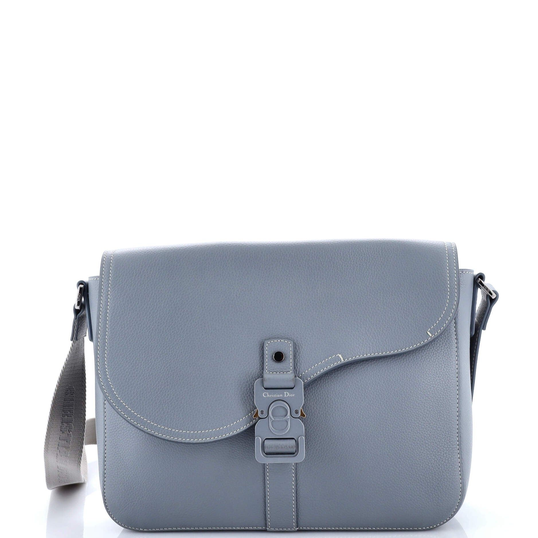 Saddle Buckle Flap Messenger Bag