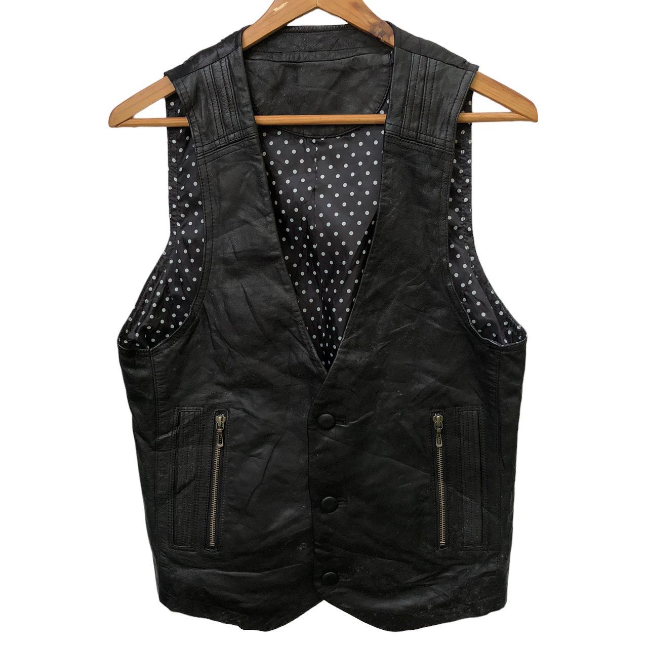 Japanese Brand × Leather × Vanquish Vintage Leather Vest by Vanquish Tokyo Size US S / EU 44-46 / 1 - 1 Thumbnail