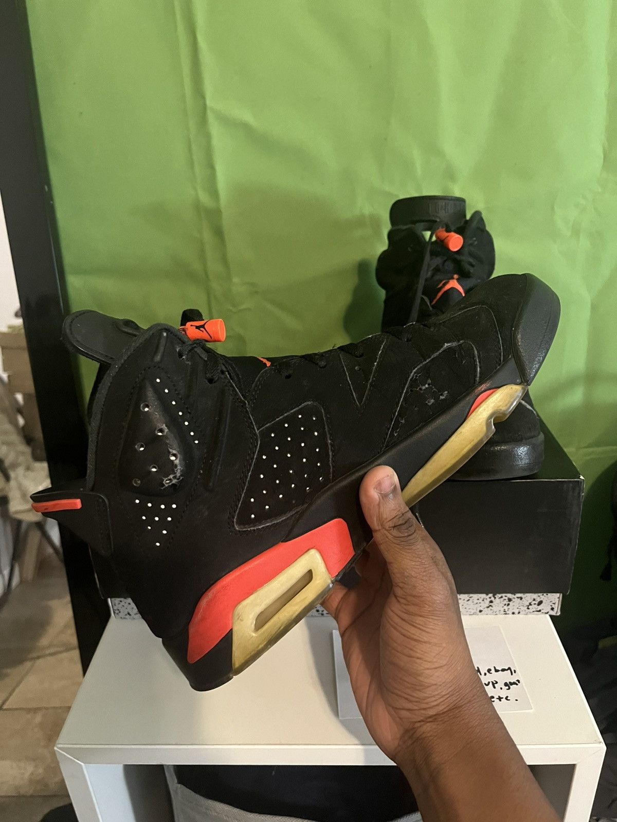 Nike Air Jordan 6 “Infrared Size US 9.5 / EU 42-43 - 7 Thumbnail