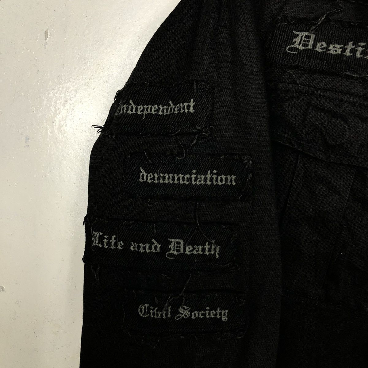 In The Attic 🔥VINTAGE BIKER PUNK JACKET DISTRESSED IN THE ATTIC Size US L / EU 52-54 / 3 - 21 Thumbnail