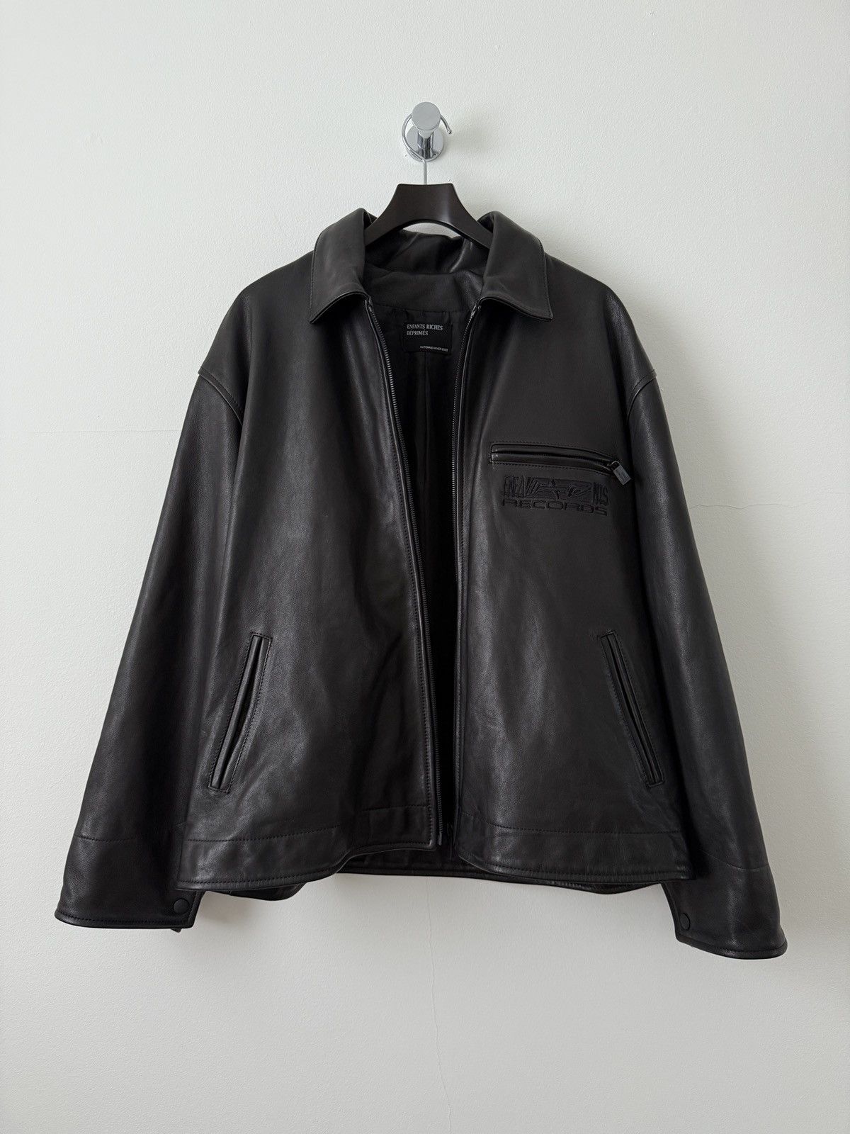 Enfants Riches Deprimes 2022 "Records" Sheep Leather Work Jacket Size US L / EU 52-54 / 3 - 1 Thumbnail