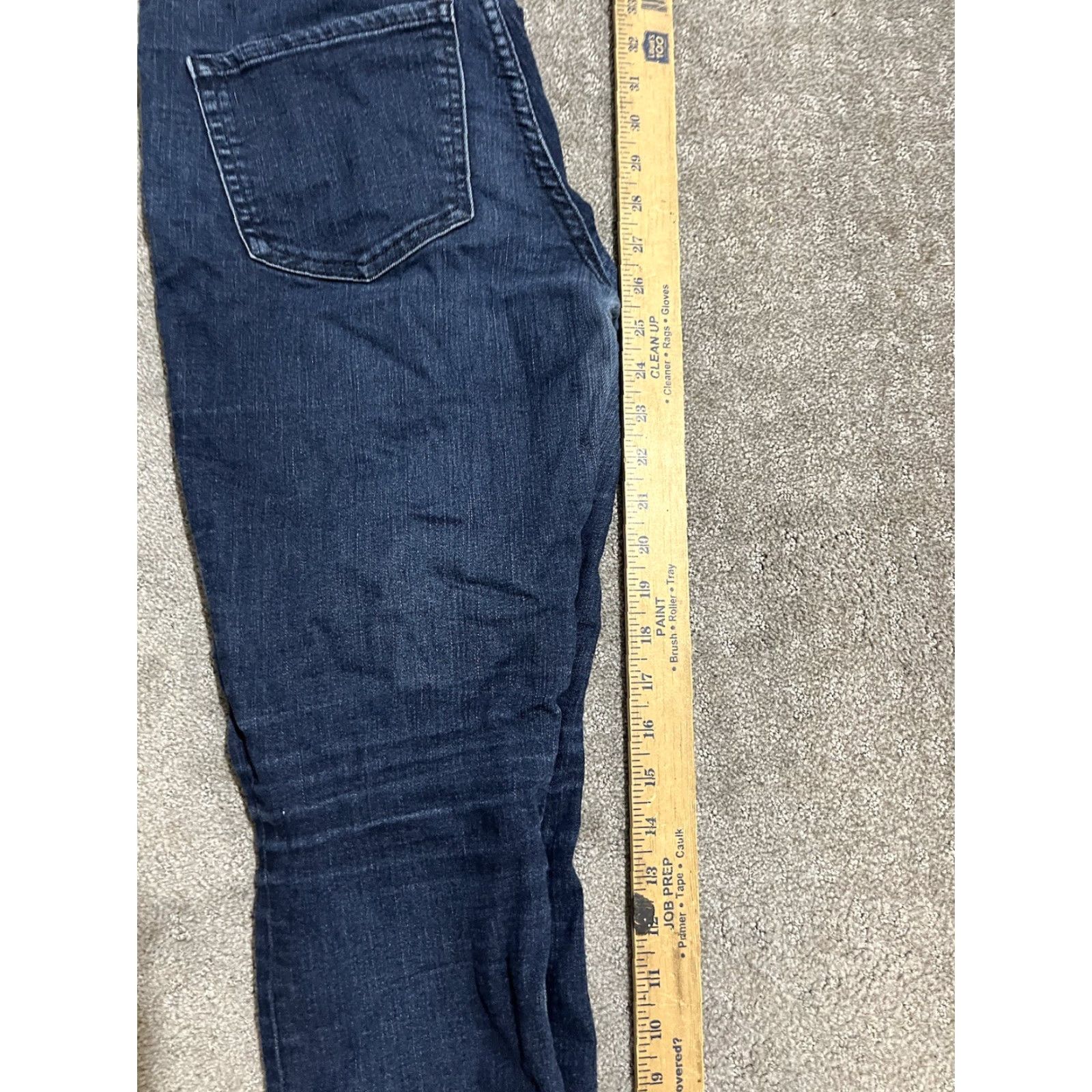 Express Express High Rise Ankle Skinny Jeans Size 6 Dark Wash Denim Womens Size 28" / US 6 / IT 42 - 7 Thumbnail