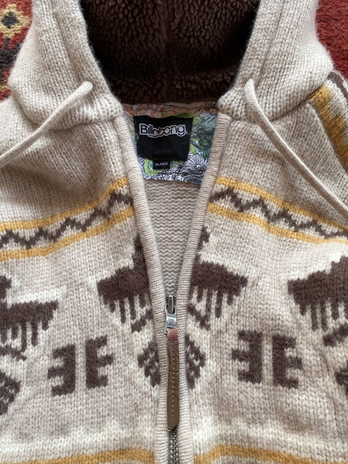 Billabong × Karl Kani Billabong Jesse Pinkman Style Zip Sweater Hip Hop Size US XL / EU 56 / 4 - 6 Thumbnail