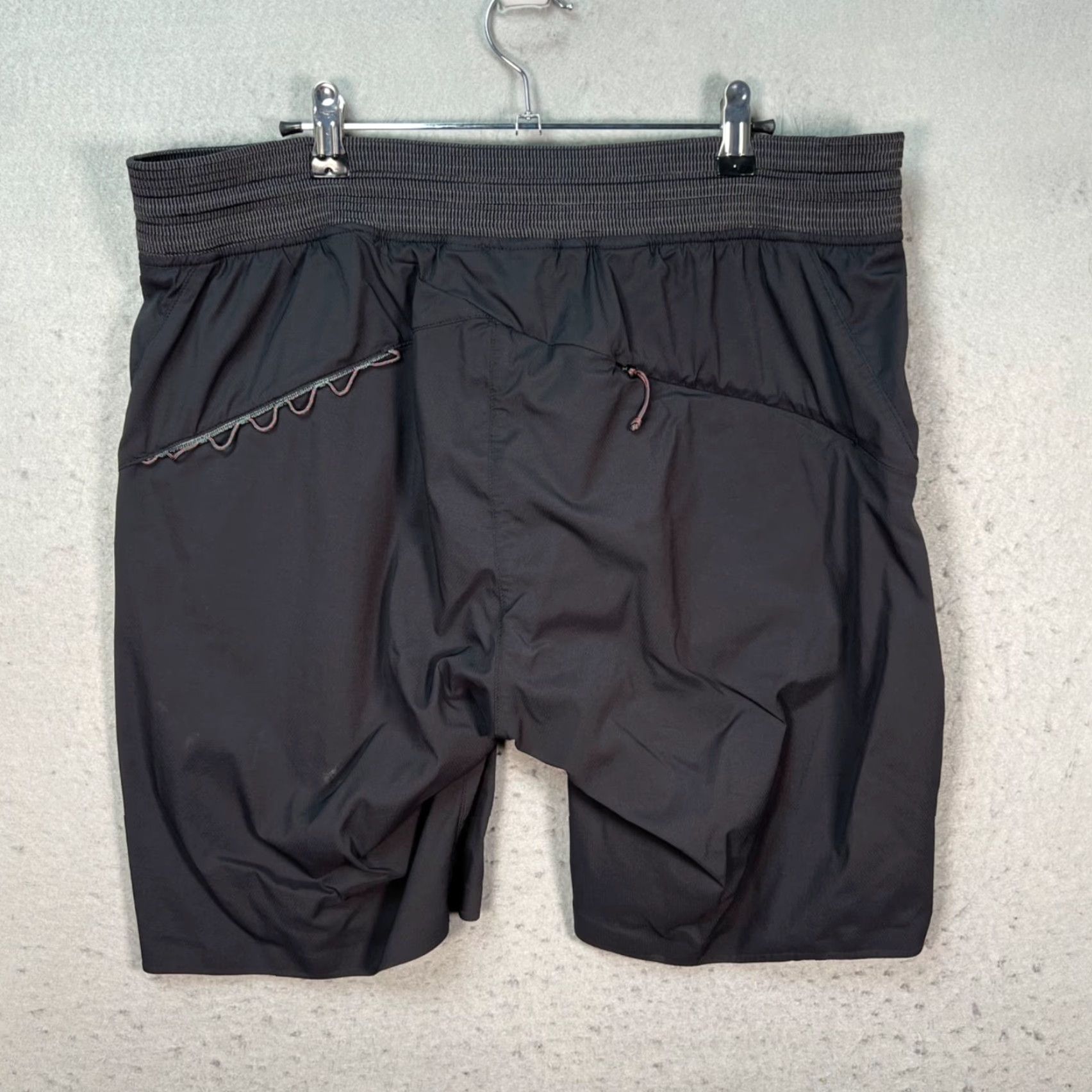 Vintage Klättermusen Mens XL Biomass Polyamide Black Hiking Athletic Shorts Size US 36 / EU 52 - 2 Thumbnail