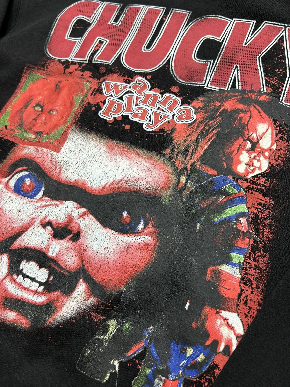 Expert Horror 🩸Chucky🩸 Wanna Play Horror Movie Hoodie Size S Size US S / EU 44-46 / 1 - 6 Thumbnail
