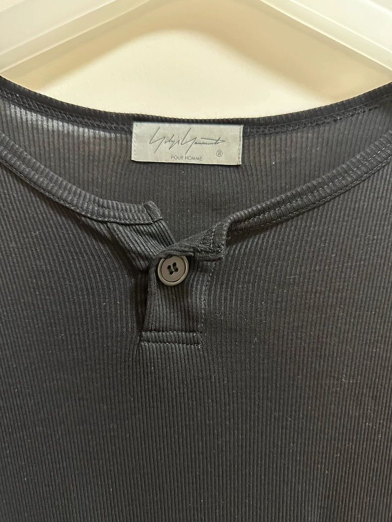 Yohji Yamamoto Yohji Yamamoto black striped button design short sleeves 25 Size US L / EU 52-54 / 3 - 3 Thumbnail