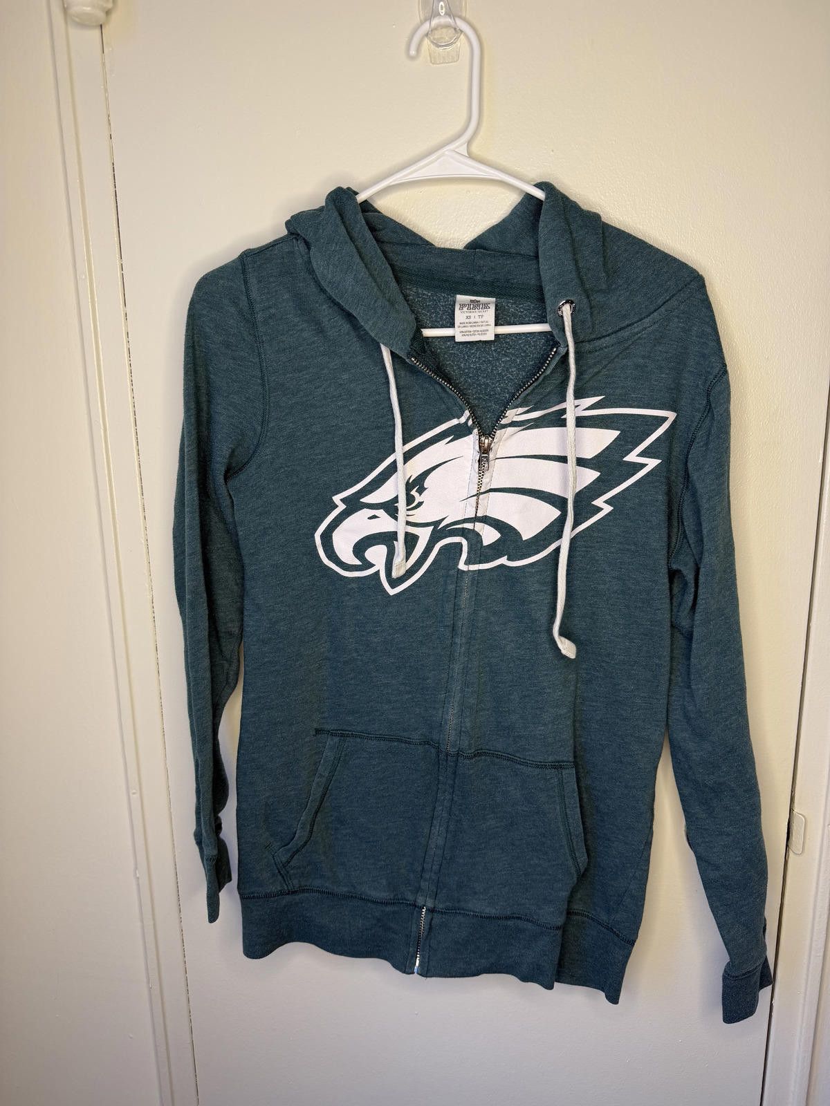 Pink Vintage Eagles X Pink Zip Up Hoodie Size XS / US 0-2 / IT 36-38 - 1 Thumbnail