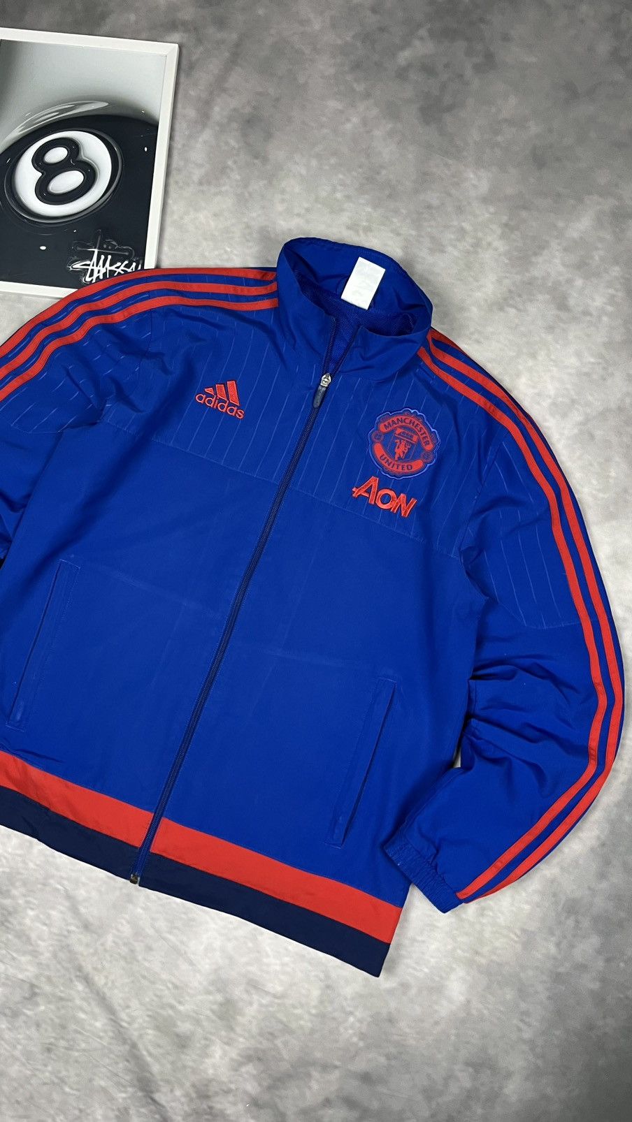 Adidas Adidas Manchester United 2015-16 Packable Windbreaker AON M Size US M / EU 48-50 / 2 - 3 Thumbnail
