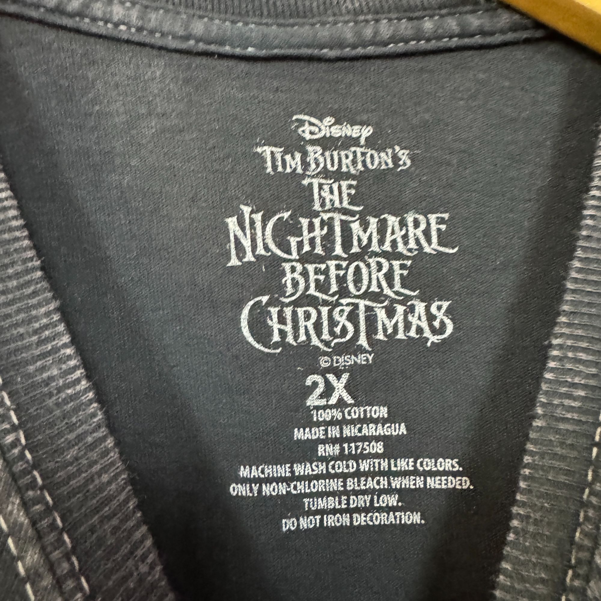 Disney Nightmare before Christmas Lovers tarot card tee size 2xl. Size US XXL / EU 58 / 5 - 4 Thumbnail