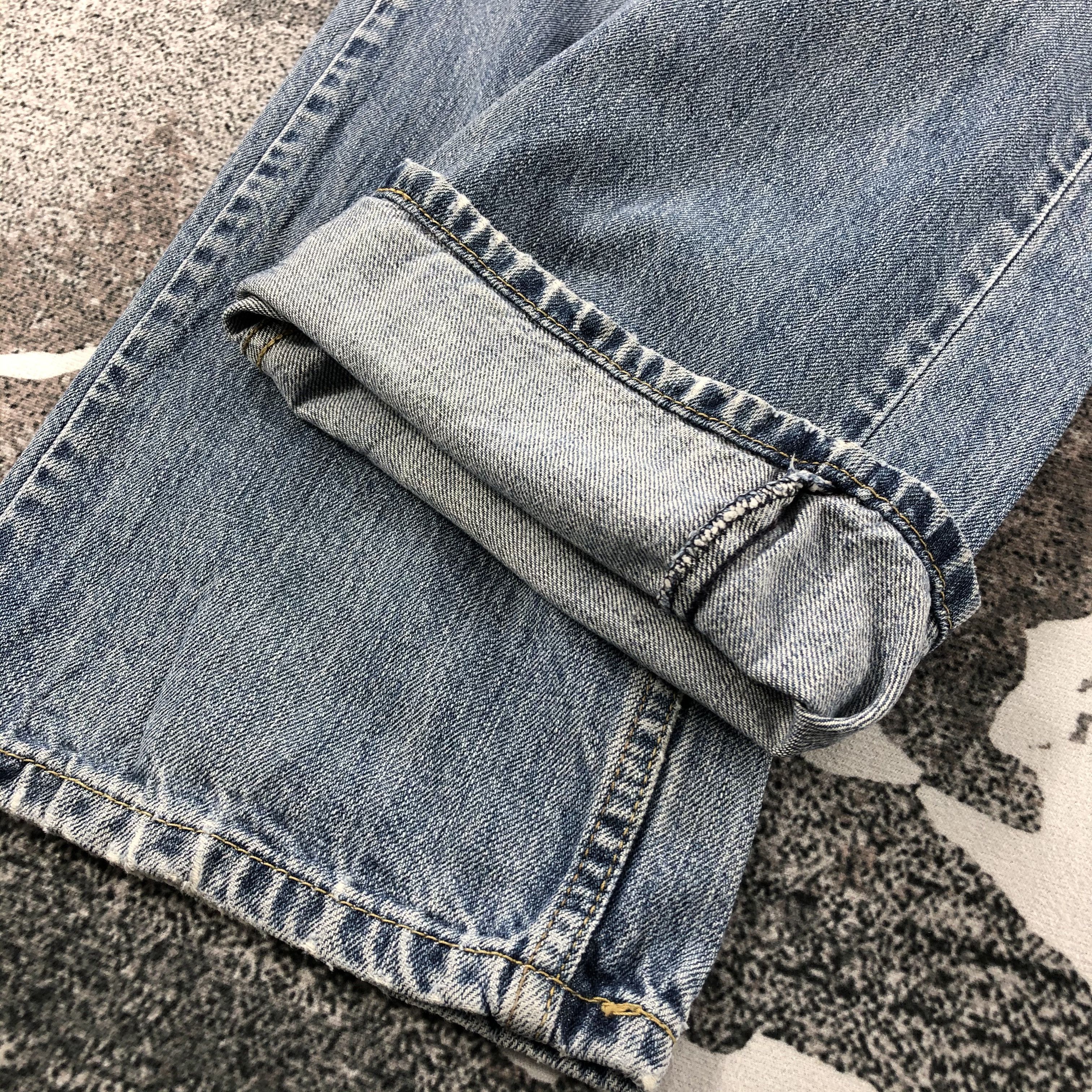 Levi's Vintage Levis 559 Jeans Faded Blue Wash Distressed Denim Size US 34 / EU 50 - 7 Thumbnail