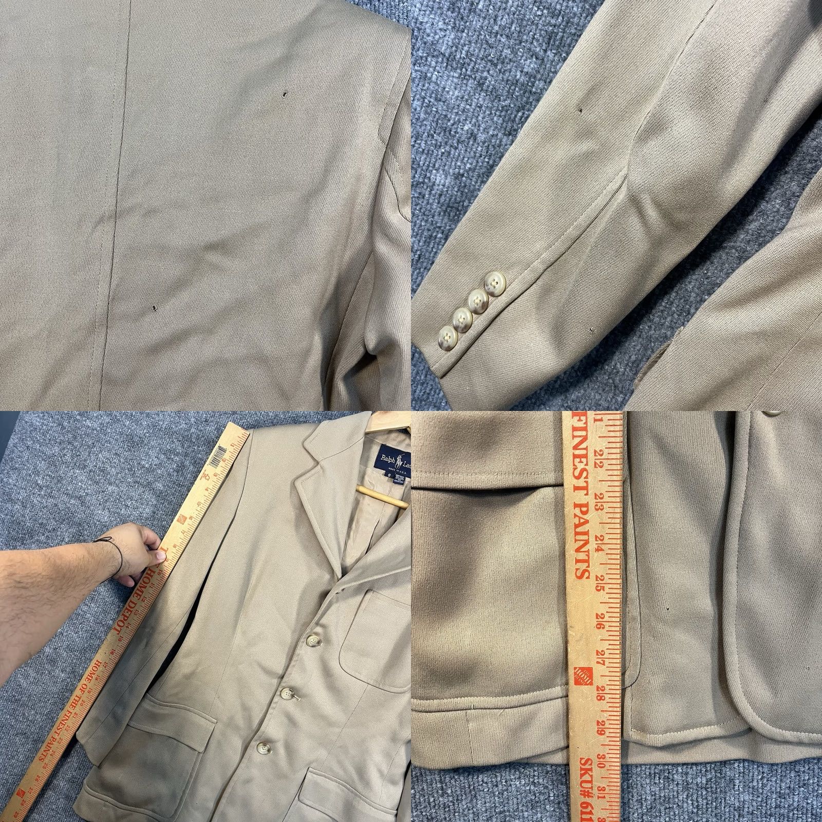 Ralph Lauren VINTAGE Ralph Lauren Blazer Women Sz 8 Cream Wool Union Made In USA Office Size M / US 6-8 / IT 42-44 - 8 Thumbnail