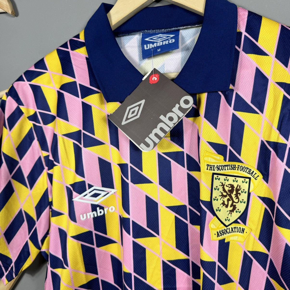 Vintage Scotland 1988 Blokcore Soccer Retro Replica Jersey Size US XL / EU 56 / 4 - 7 Thumbnail
