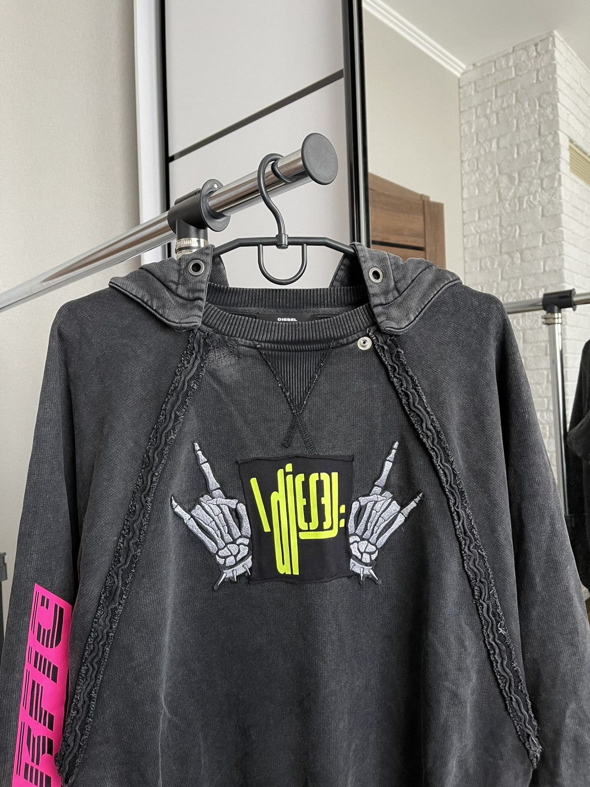 Diesel Diesel F Carol Linefreeze Sample Sweatshirt Hoodie Women’s Size S / US 4 / IT 40 - 4 Thumbnail