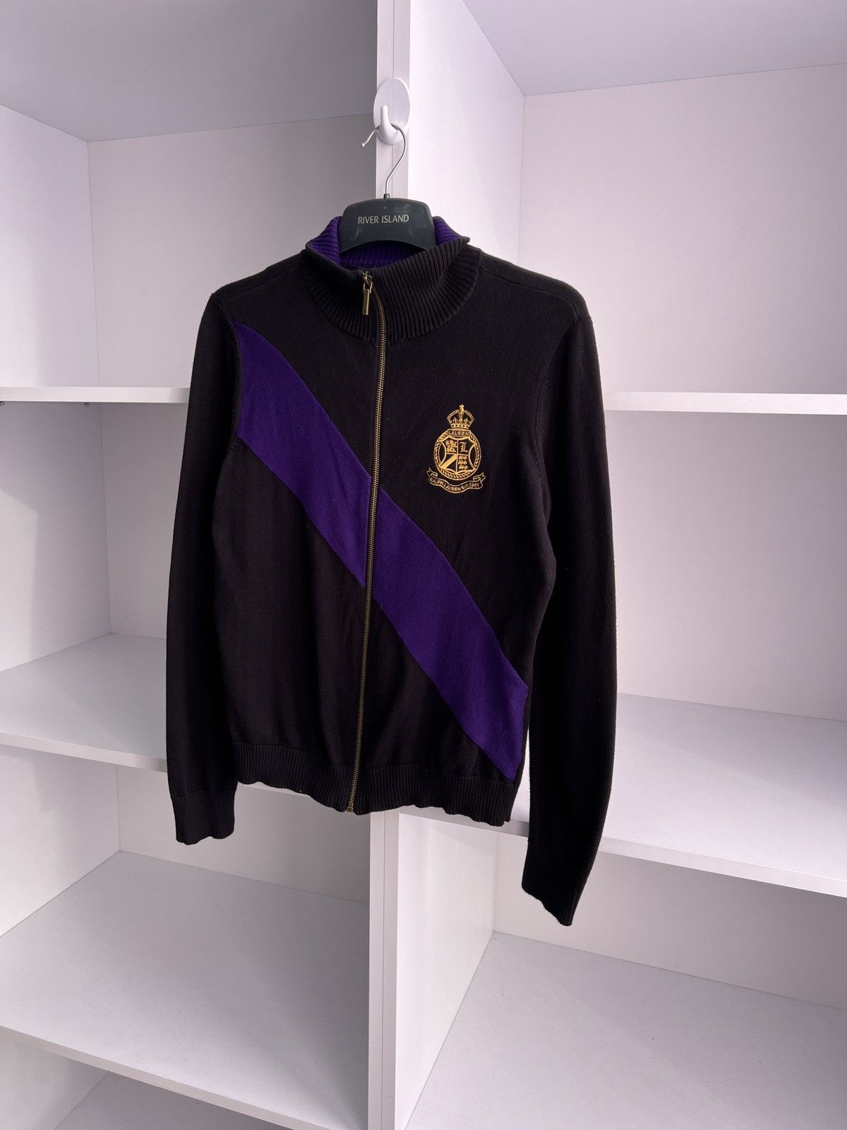 Polo Ralph Lauren × Ralph Lauren × Vintage Vintage LADIES LAUREN BY RALPH LAUREN FULL ZIP SWEATER Size M / US 6-8 / IT 42-44 - 4 Thumbnail