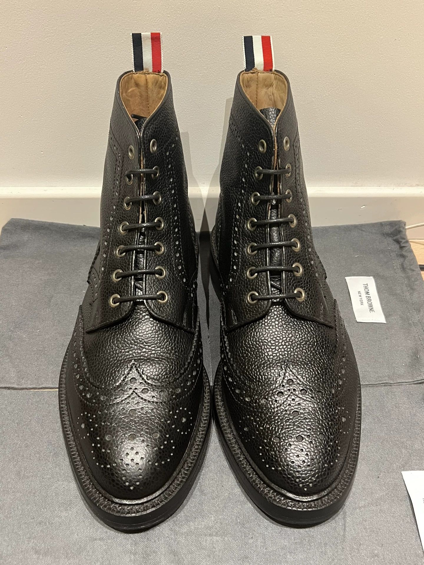 Thom Browne Thom Browne Classic Carved Hi Top Wood Sole US9 (Nike43) Size US 9 / EU 42 - 1 Thumbnail