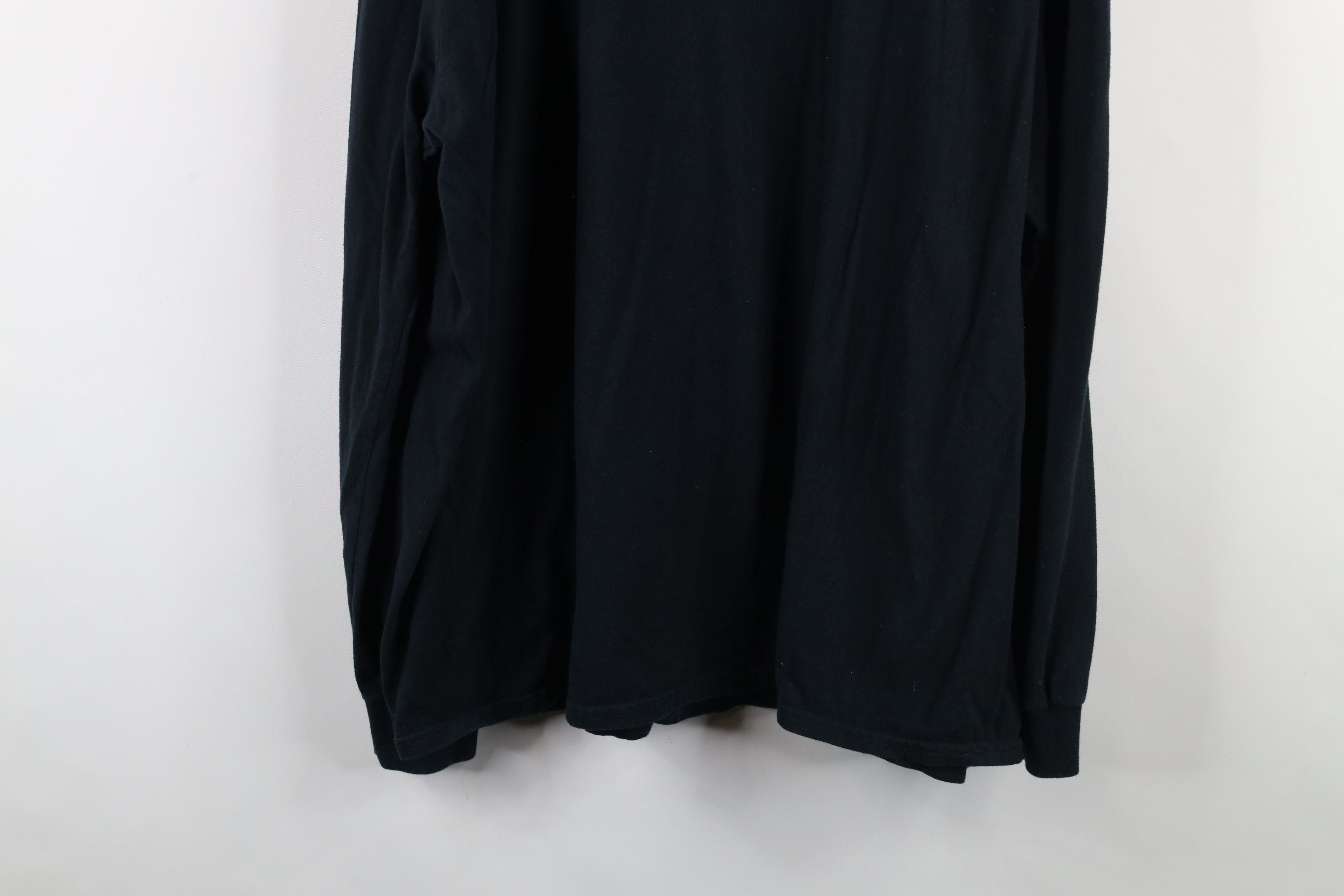 Vintage Vintage 90s Mercedes Benz Spell Long Sleeve T-Shirt Black Size US XXL / EU 58 / 5 - 11 Thumbnail
