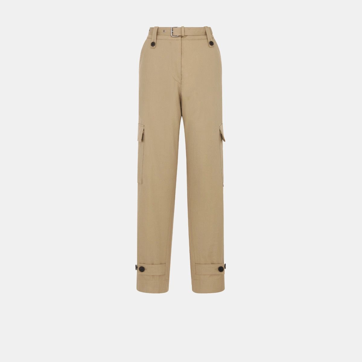 Dior o1bcso1str0225 Belted Cargo Pants in Beige Size 26" / US 2 / IT 38 - 1 Thumbnail