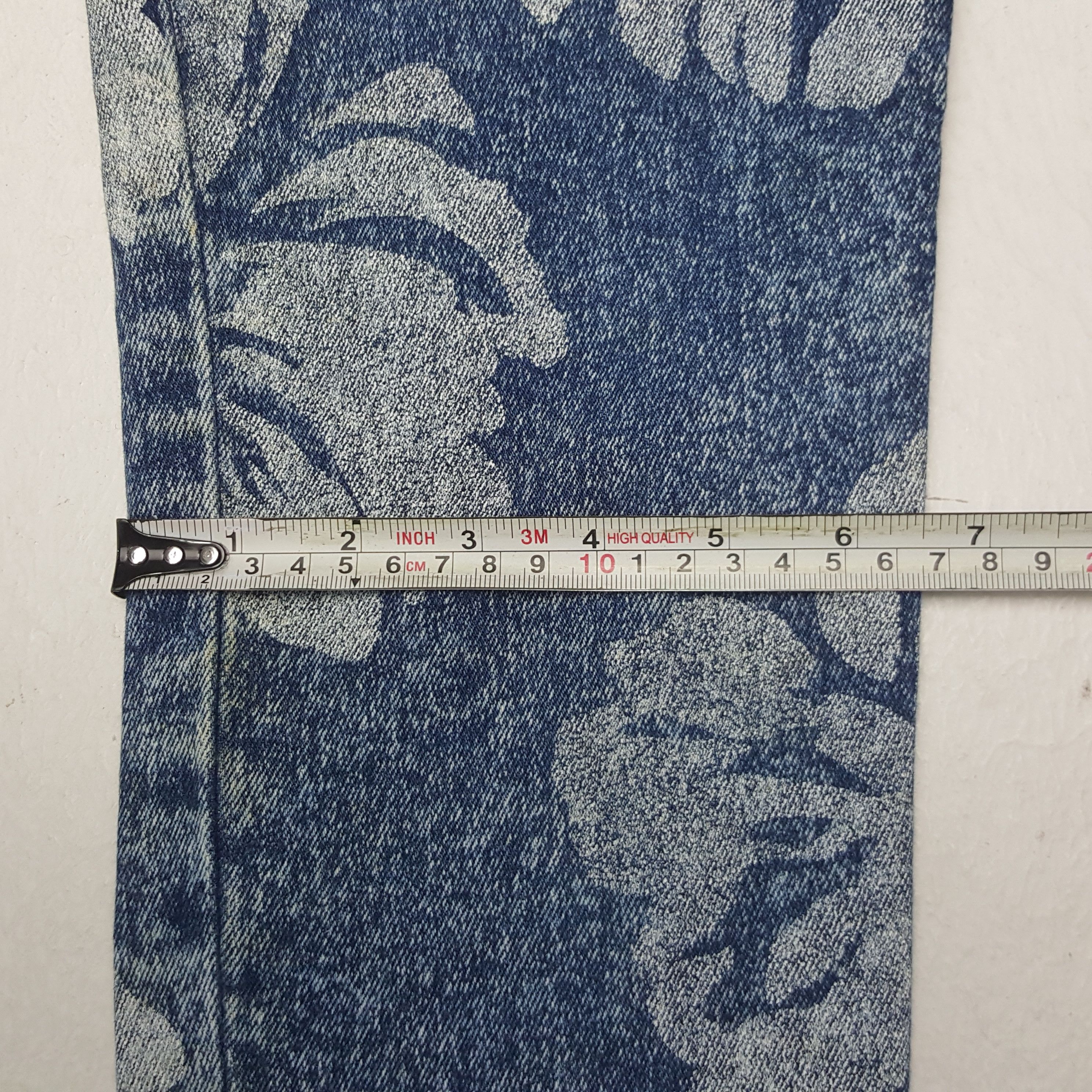 Vintage Vintage RYU Sports American Flower Design Skinny Denim Jeans Size US 26 / EU 42 - 13 Thumbnail
