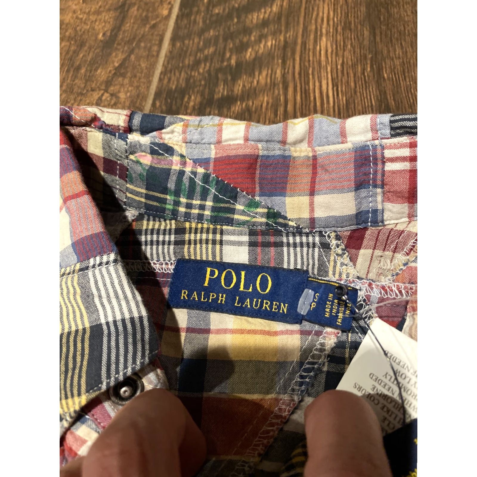 Polo Ralph Lauren NWT Polo Ralph Lauren Shirt Men's Patchwork Pearl Snap Button-Up Western Collared Multicolor Size S Size US S / EU 44-46 / 1 - 6 Thumbnail