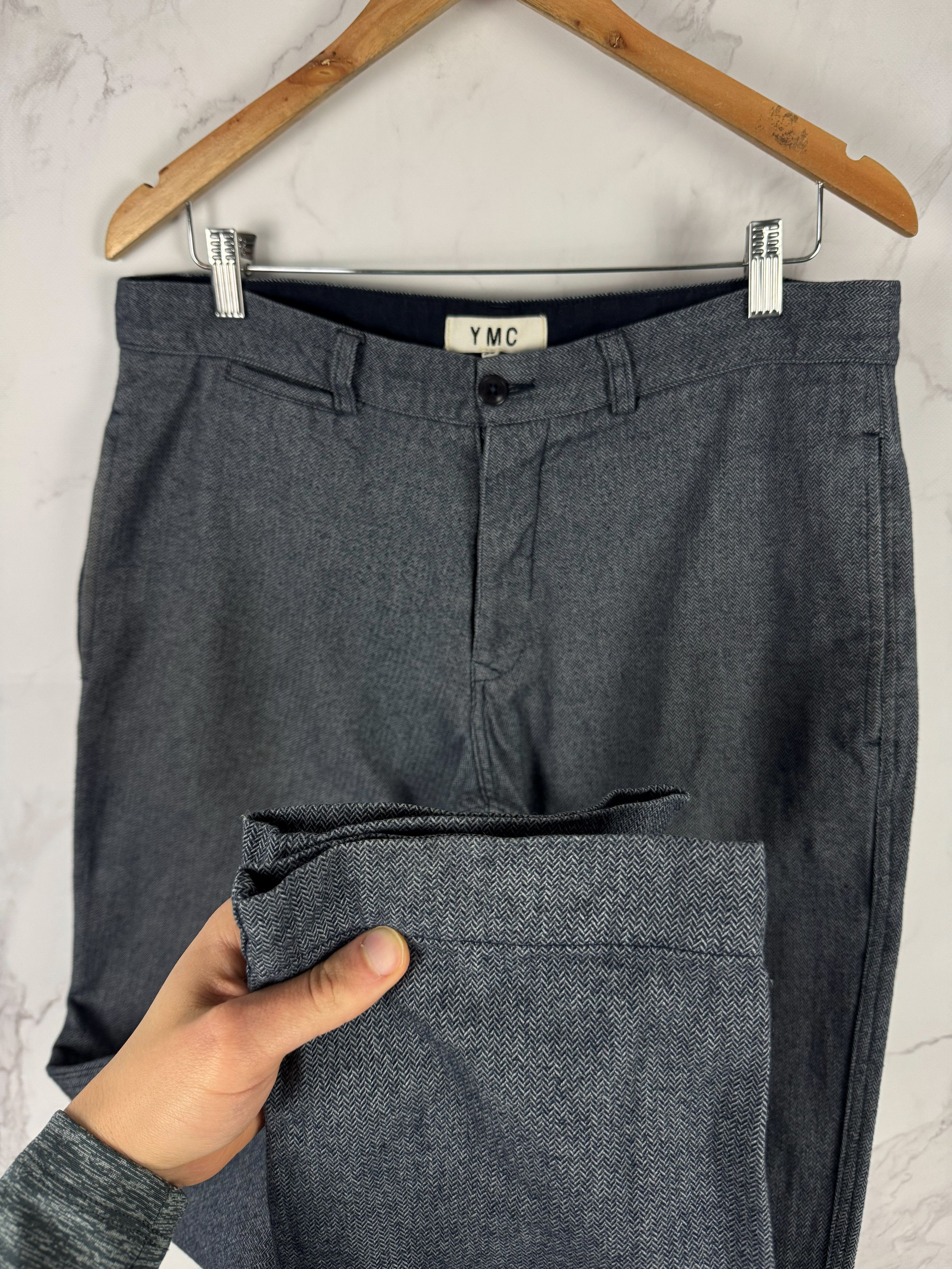 YMC YMC Geometric Pattern Coton Casual Pants Size 34 Size US 34 / EU 50 - 9 Thumbnail