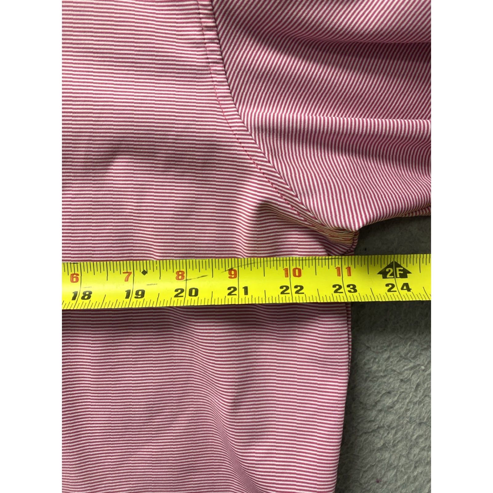 Peter Millar VINTAGE Peter Millar Summer Comfort Golf Polo Shirt Men Large Pink Striped Summer 90s Size US L / EU 52-54 / 3 - 5 Thumbnail