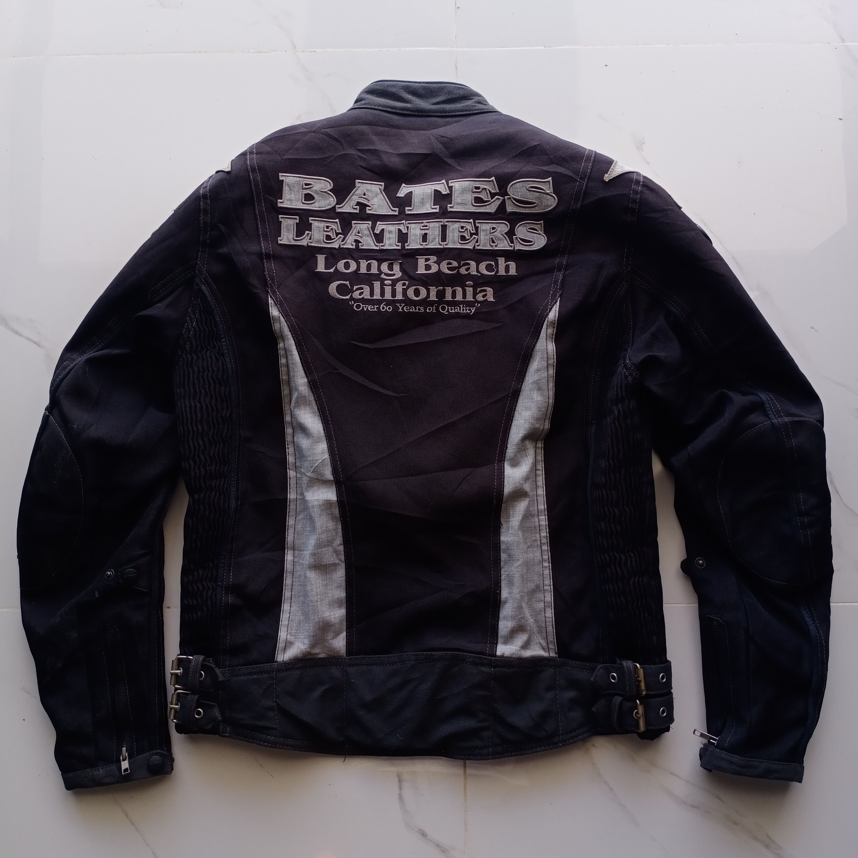 Bates Hats Custom Bates Leathers Motorcycle Biker USA Jacket Vintage Size US L / EU 52-54 / 3 - 16 Thumbnail