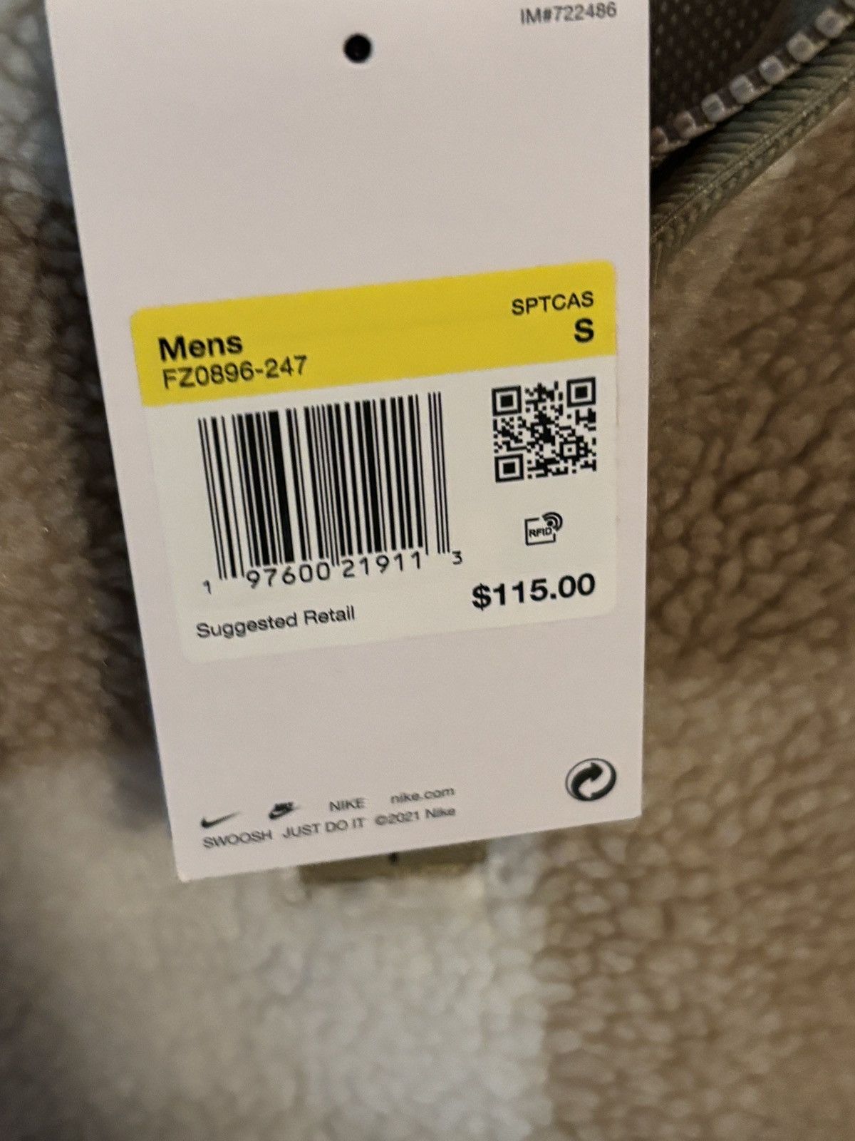 Nike Nike Sherpa Fleece 1/2 Zip Size US S / EU 44-46 / 1 - 8 Thumbnail