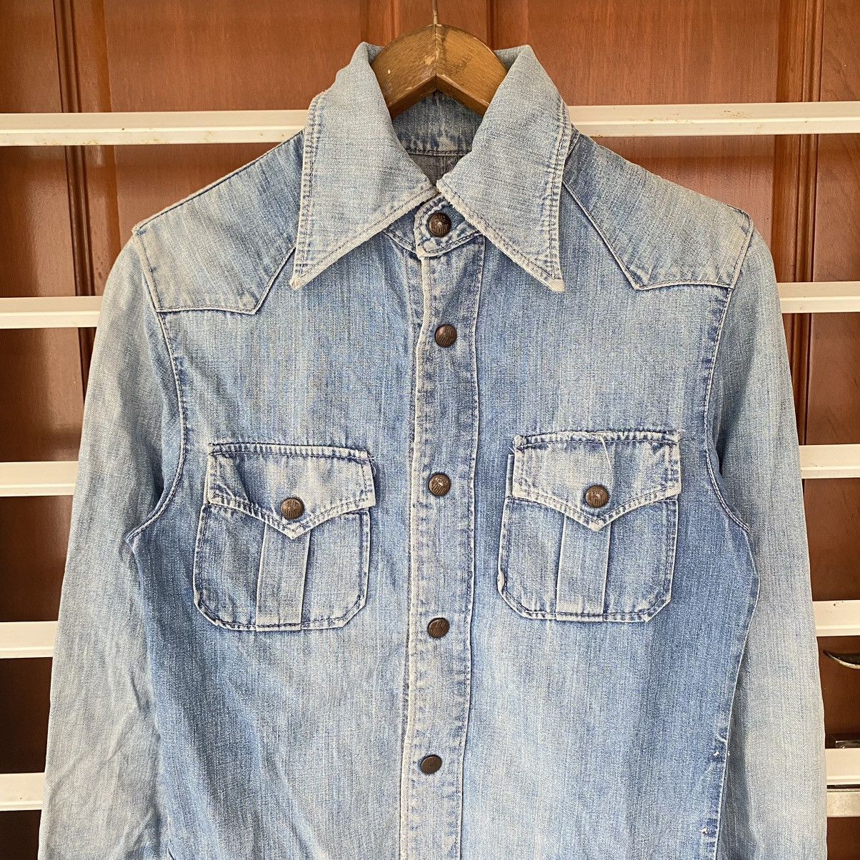 Big John × Vintage Vintage Big John denim chore coat Size US M / EU 48-50 / 2 - 2 Thumbnail