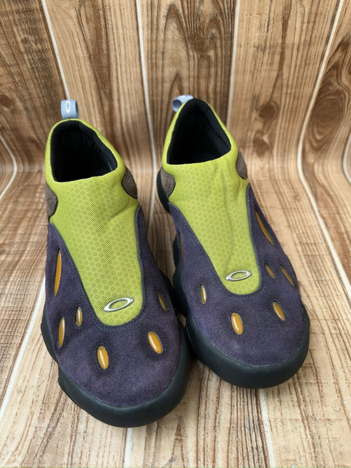 Brain Dead × Oakley Brain Dead x Oakley Factory Team Flesh - Blue/Brown/Lime Size US 10.5 / EU 43-44 - 13 Thumbnail