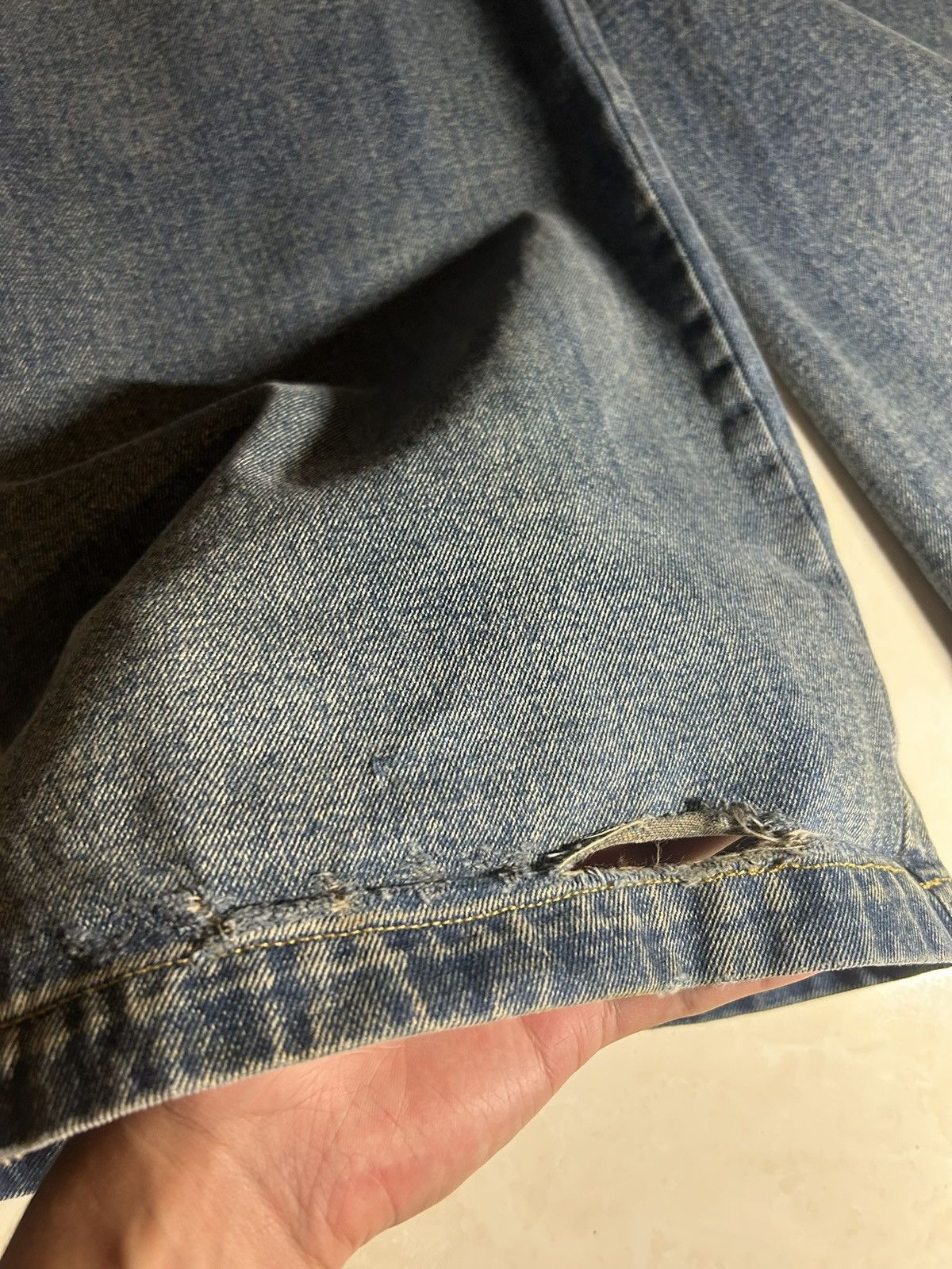 Other Baliang Flared Sand-washed/faded Flared Jeans Size US 33 - 8 Thumbnail