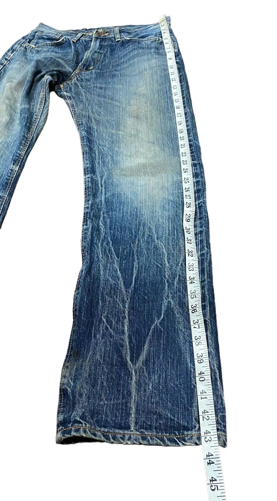 Edwin Vintage EDWIN Distressed Redline 505zx W30” Size US 29 - 23 Thumbnail