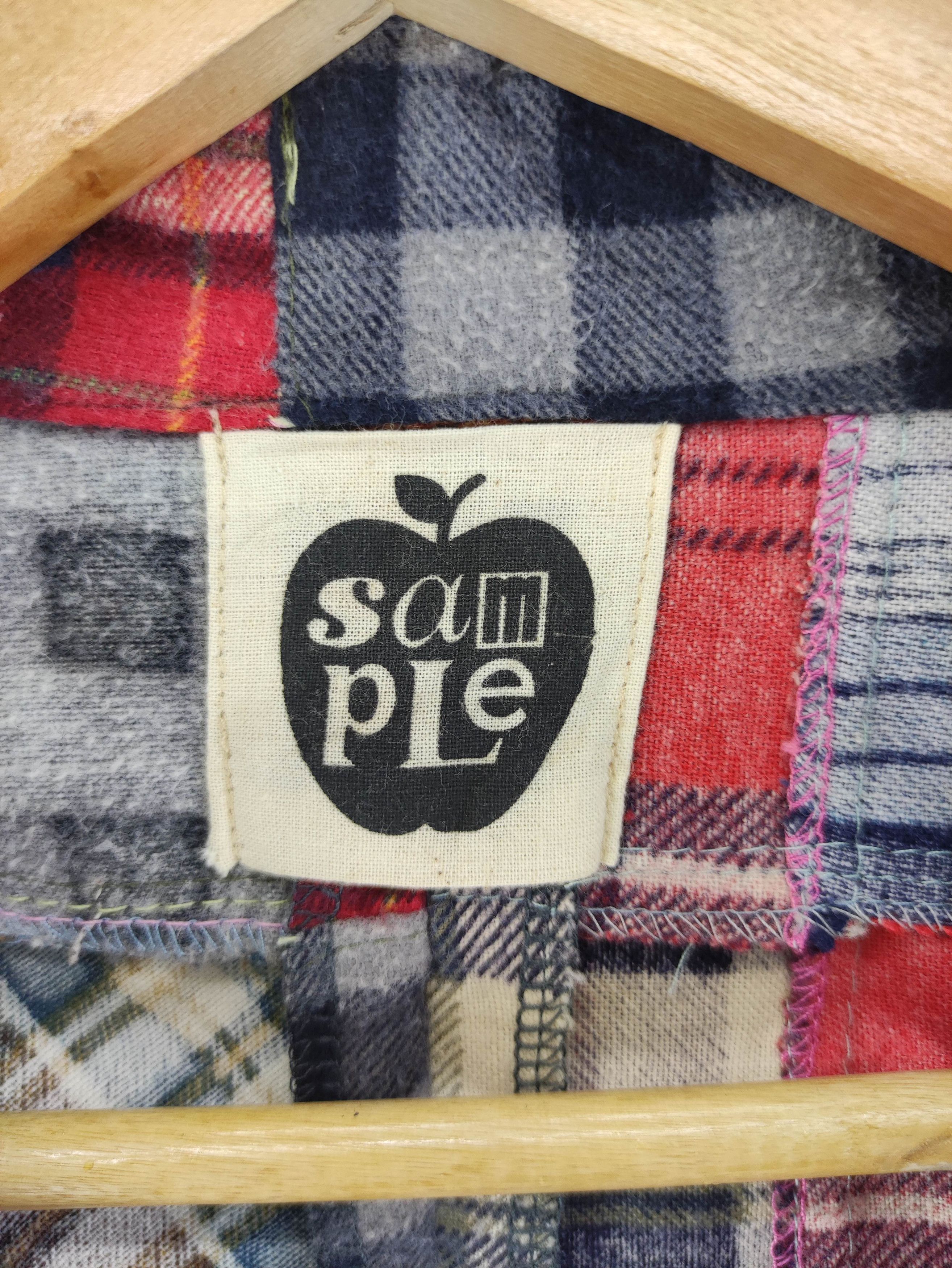 Japanese Brand Vintage Sample Patchwork Flannel Cloth Coat Size US M / EU 48-50 / 2 - 2 Thumbnail