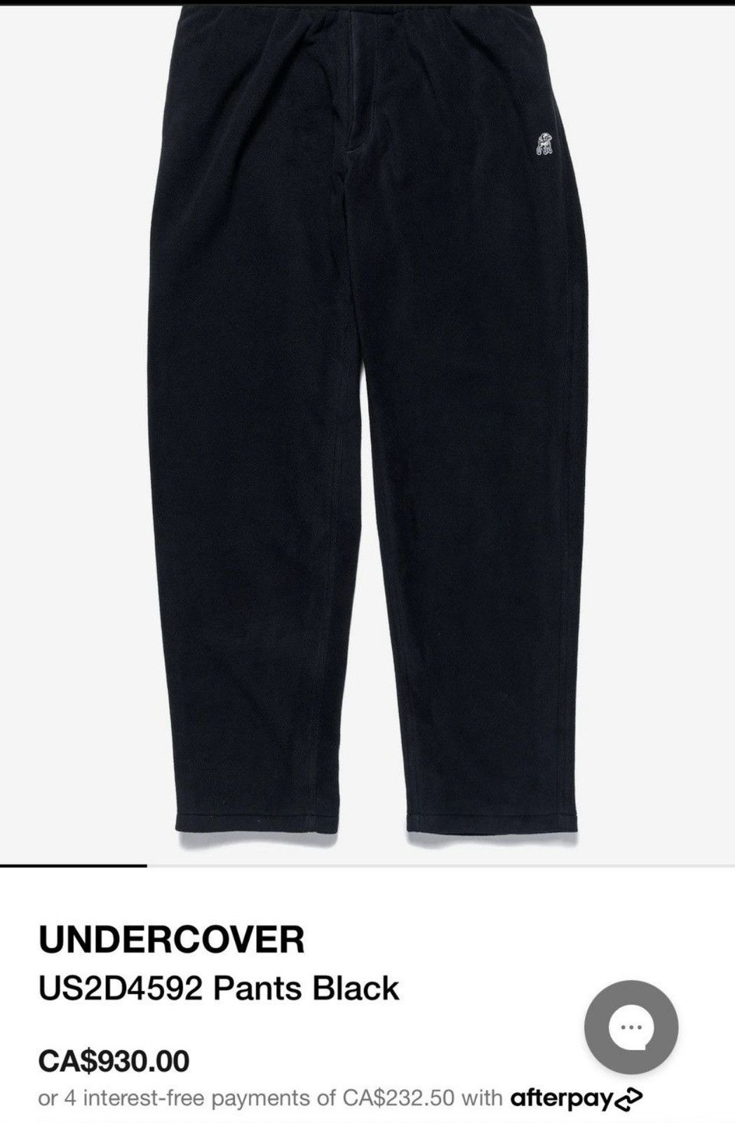 Undercover Undercover Fleece Pants Size US 30 / EU 46 - 2 Thumbnail