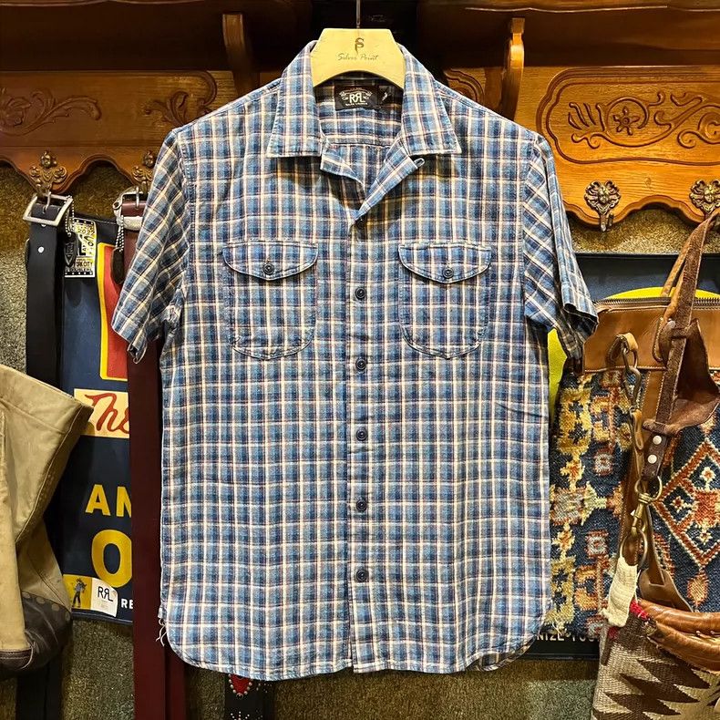 RRL Ralph Lauren RRL Ralph Lauren Old style shirt, short sleeved T-shirt Size US M / EU 48-50 / 2 - 1 Thumbnail
